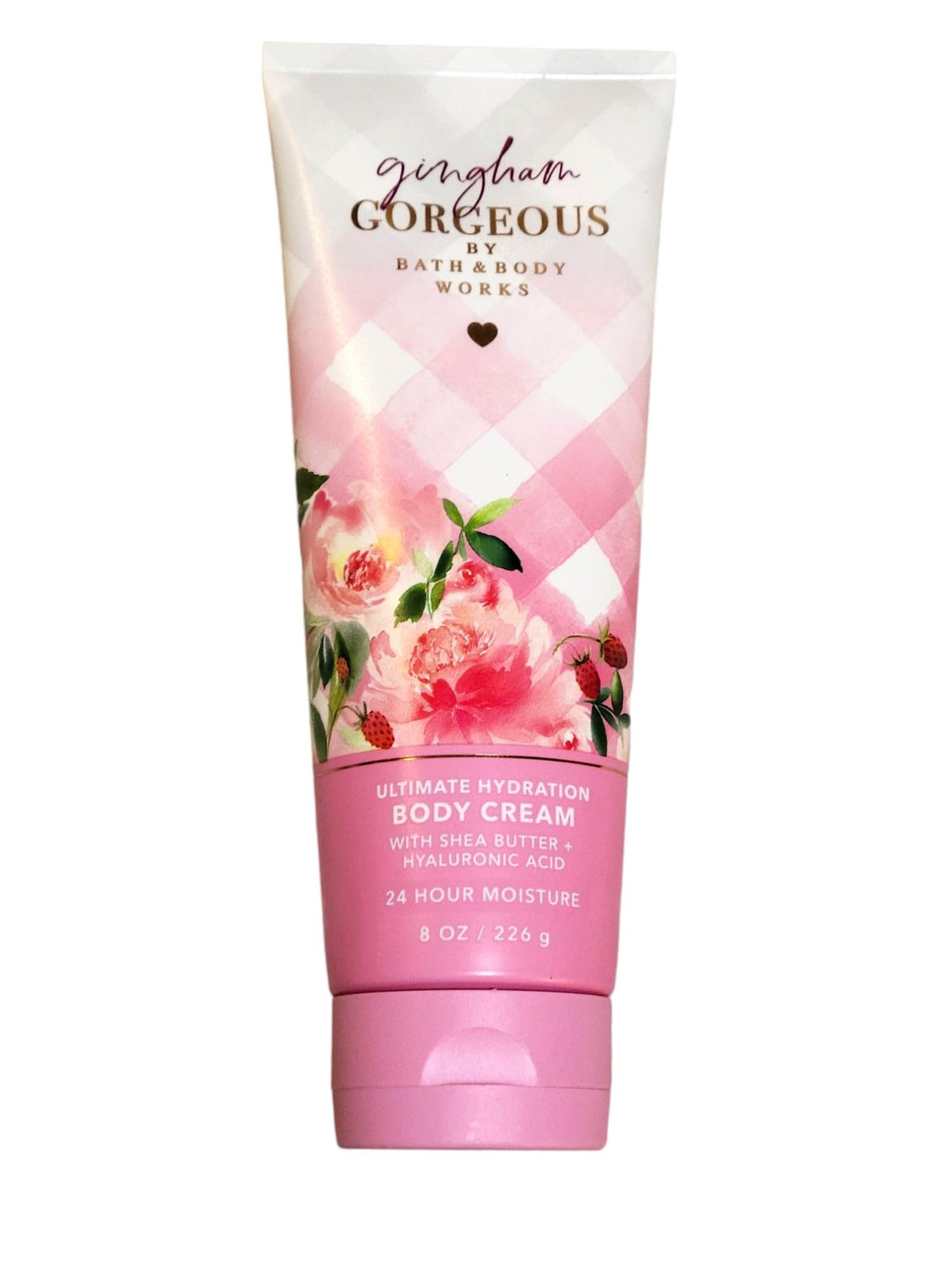 Bath & Body Works Gingham Gorgeous Ultimate Hydration Body Cream Gift Set, 8 Fl Oz