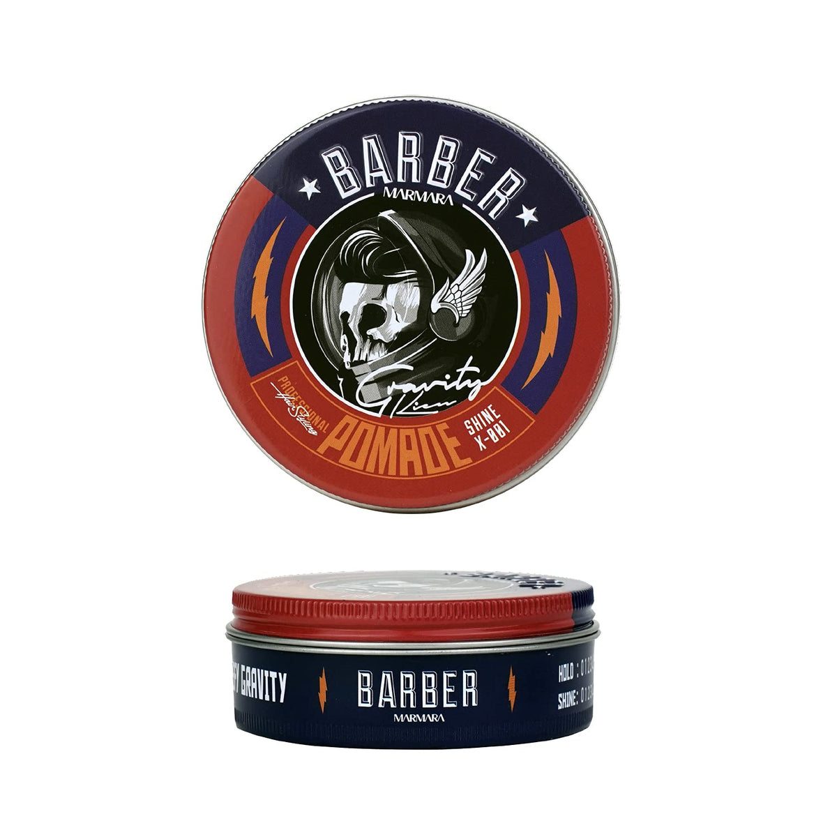 Barber Marmara Space Wax Series Pomade - Strong Hold, Matte Finish, Hair Styling Product