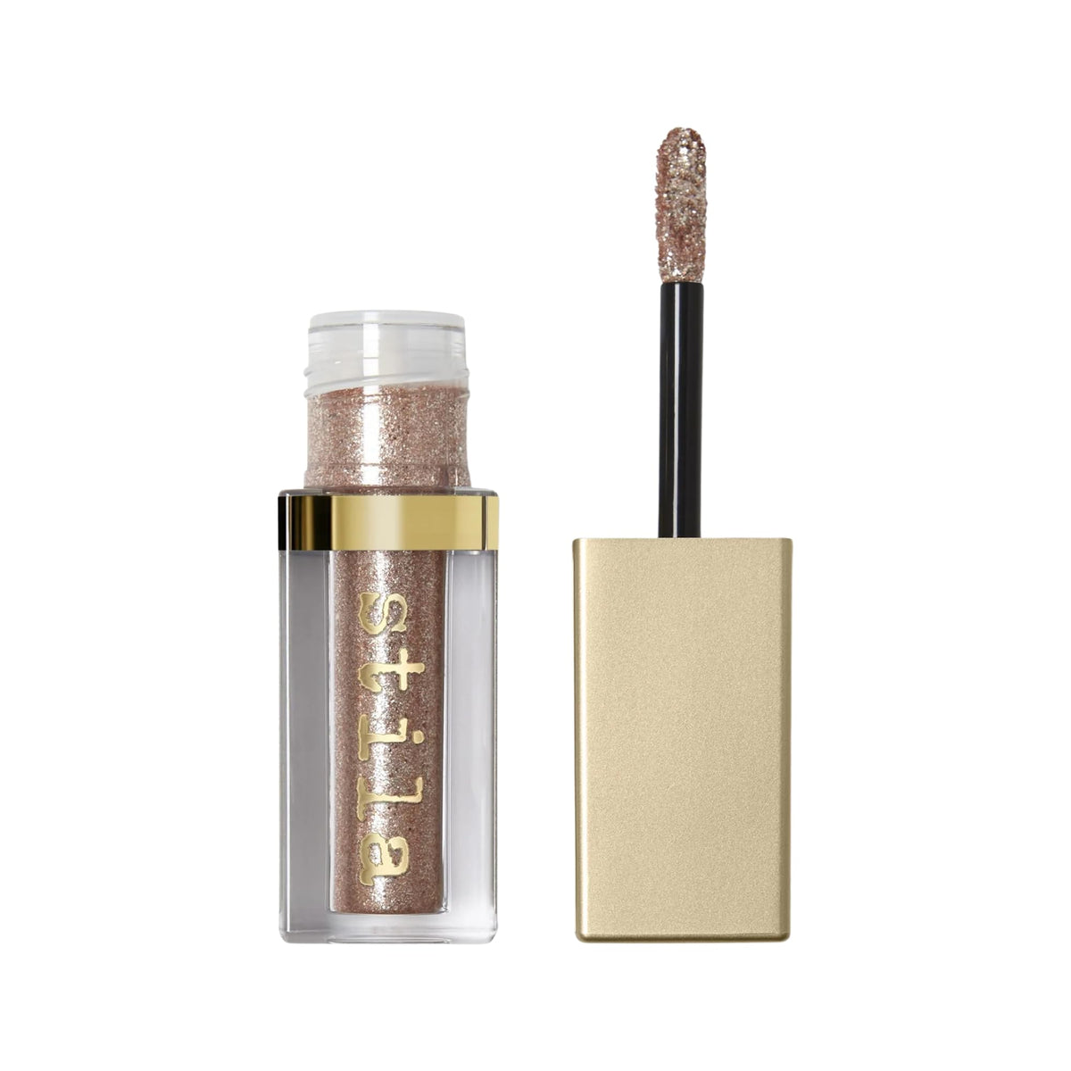 Stila Glitter and Glow Liquid Eye Shadow, Kitten Karma - Long Lasting, Quick-Drying, Water-Based