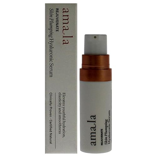 Amala Skin Plumping Hyaluronic Serum For Women, 0.17 Oz - Hydrating Cranberry Formula