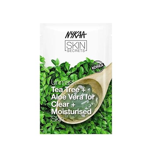 Nykaa Naturals Tea Tree & Aloe Vera Bubble Sheet Mask - Acne Prevention, Soothing, 0.67Oz