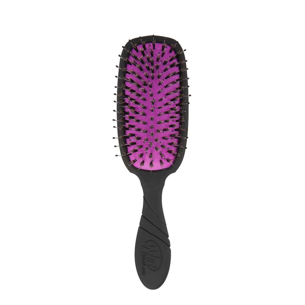 Wet Brush Shine Enhancer, Black/Purple, 1 Count - Premium Hair Care Tool For Smooth Styling