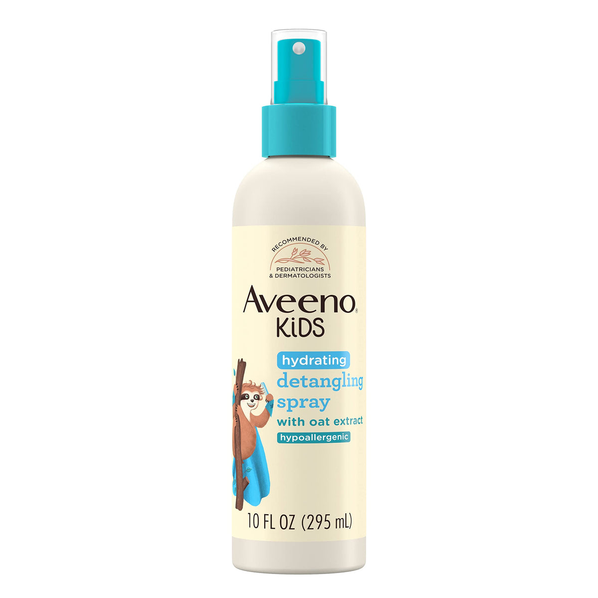 Aveeno Kids Hydrating Detangling Spray, Tear-Free, Oat Extract, 10 Fl Oz, Hypoallergenic