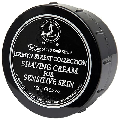 Taylor Of Old Bond Street Jermyn Street Luxury Shaving Cream For Sensitive Skin, 5.3 Oz