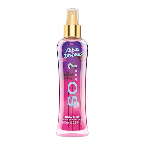 So...? Ibiza Dreams Body Mist - Long-Lasting Fruity Floral Perfume for Women, 6.9 oz Body Spray - Perfect Gifts for Her