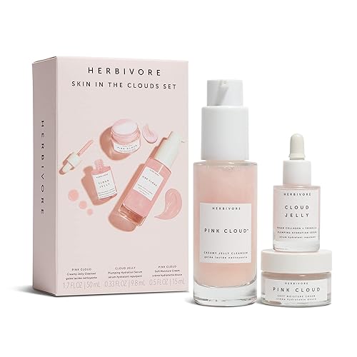 Herbivore Pink Cloud Hydrating Jelly Cleanser - Vegan Rosewater Face Wash For Sensitive Skin