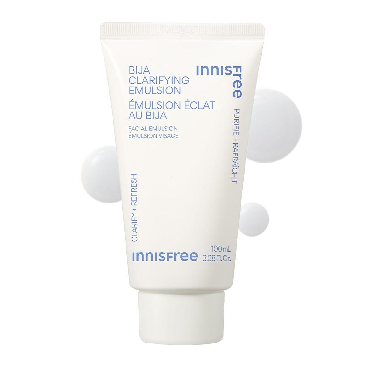 Innisfree Bija Clarifying Emulsion With Salicylic Acid & Niacinamide, 3.4 Fl Oz Moisturizer