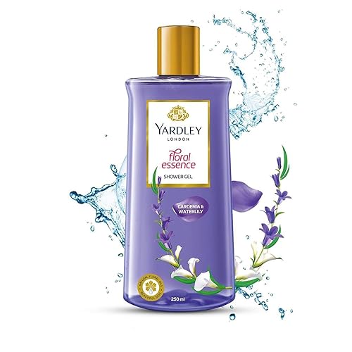 Yardley London Floral Essence Shower Gel, Gardenia & Waterlily, 250Ml / 8.45 Fl Oz