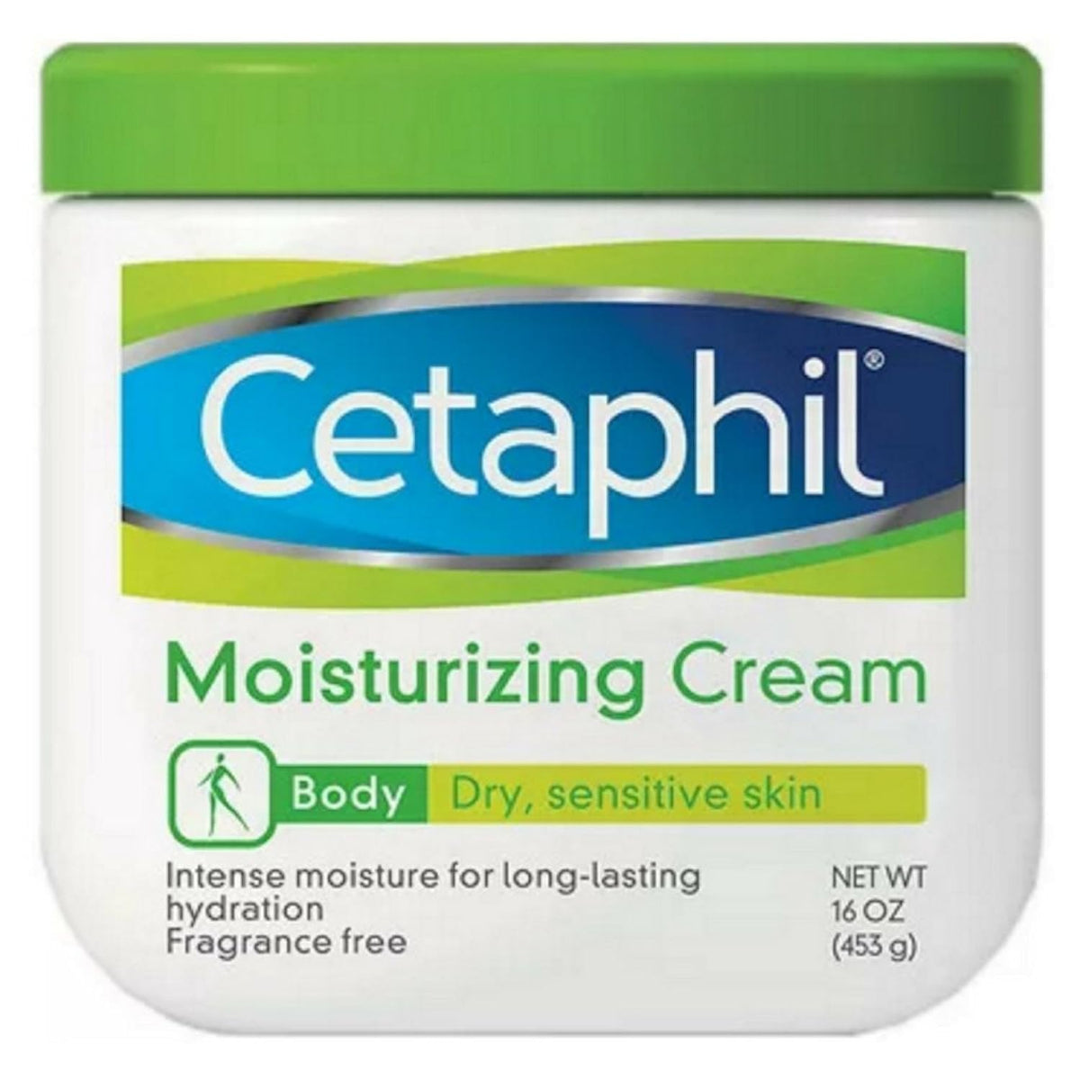 Cetaphil Moisturizing Cream For Dry/Sensitive Skin, Fragrance-Free, 16 Oz