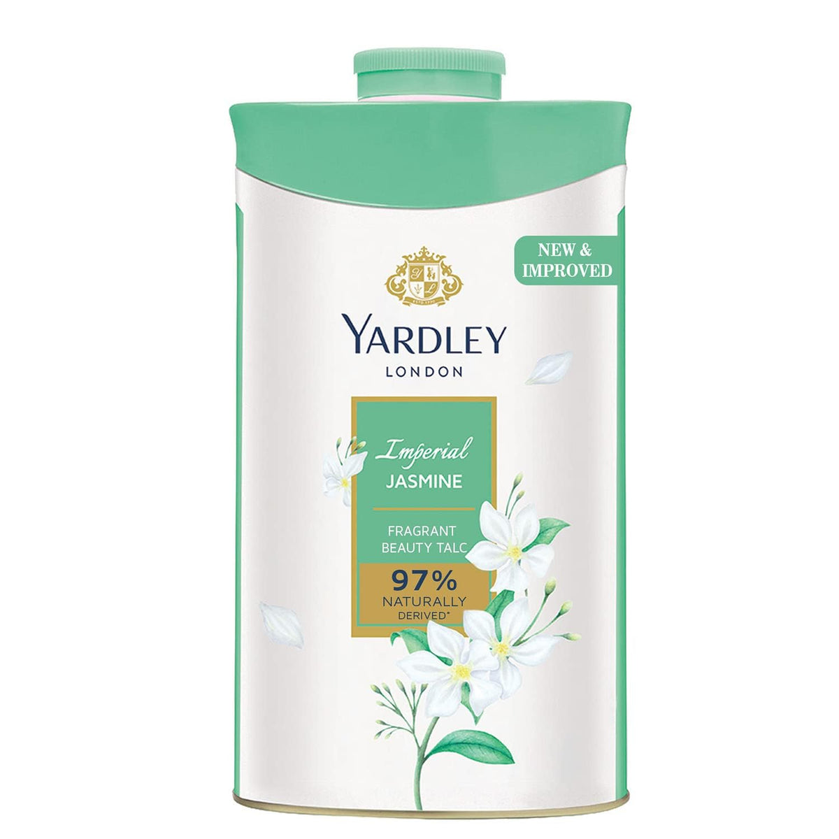 Yardley London Jasmine Talcum Powder - 250G Deodorizing Talc For Freshness And Comfort