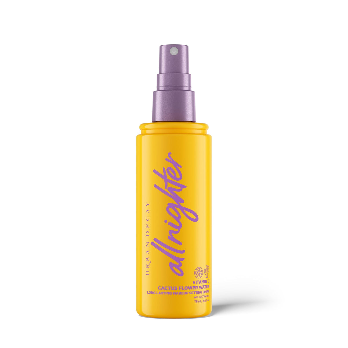 Urban Decay All Nighter Vitamin C Hydrating Makeup Setting Spray, 4 Fl Oz, Waterproof, 16 Hr Wear