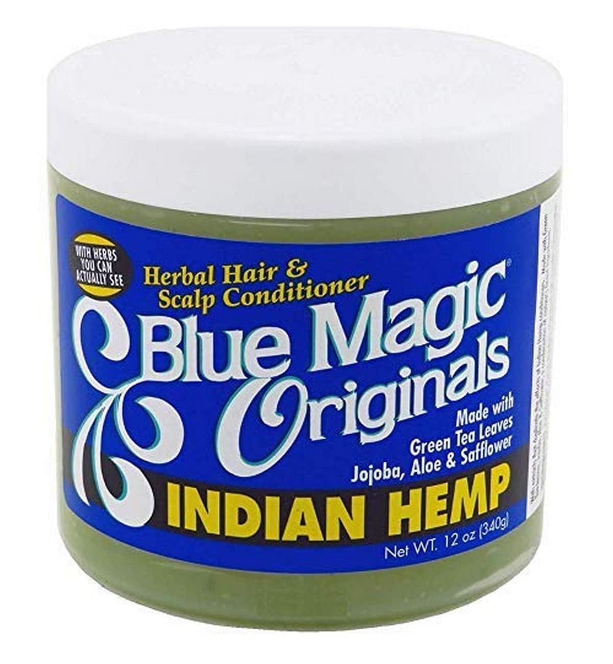 Blue Magic Indian Hemp Conditioner, 12 Ounce - Moisturizing Hair Care Solution