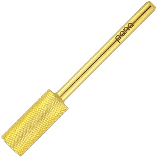 Beauticom Usa Gold Acrylic Nail Drill Bit - Small Barrel, Extra Fine Grit, 3/32&quot; Shank Size