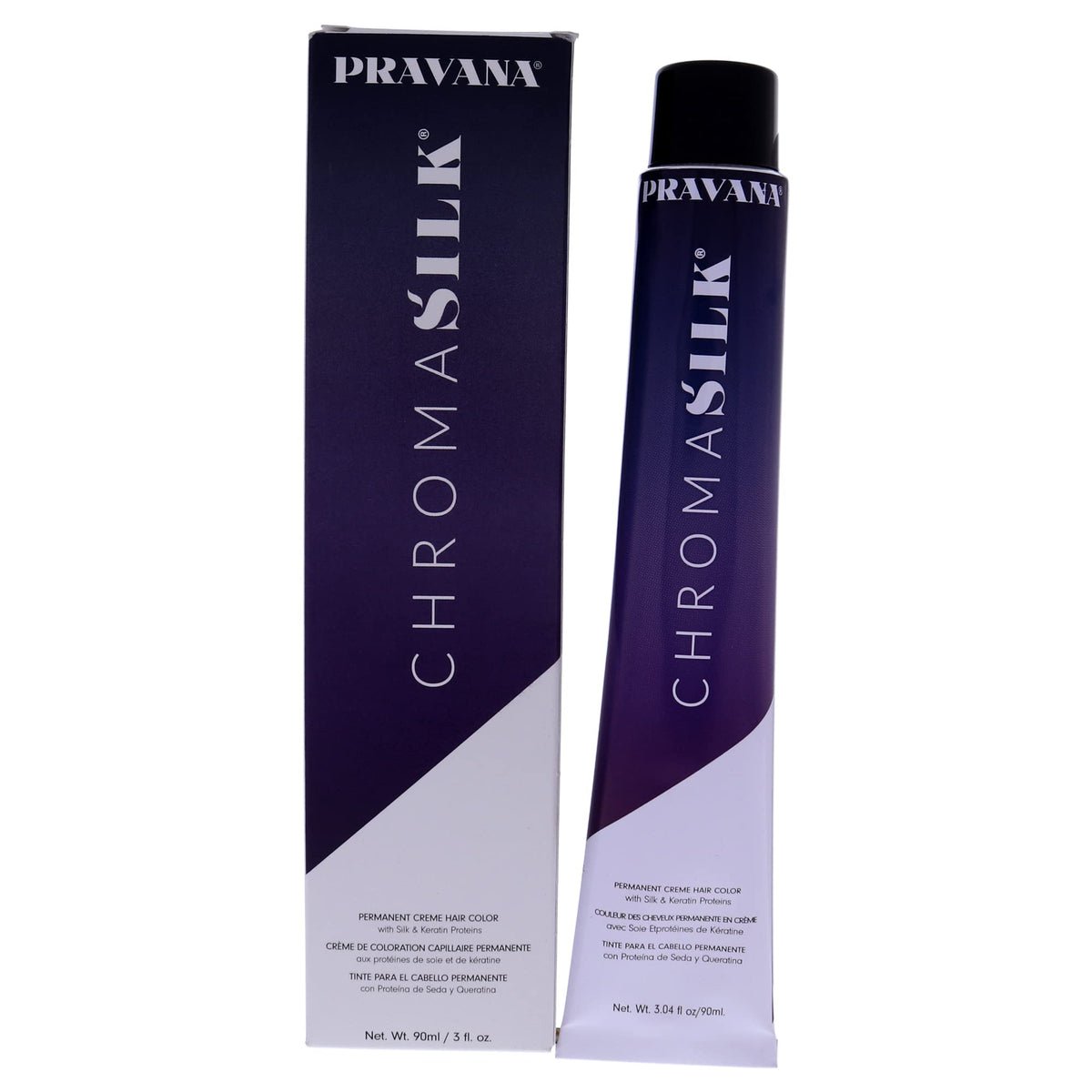 Pravana ChromaSilk Creme Hair Color  77 Light Violet Blonde Unisex Hair Color 3 oz