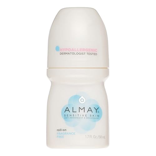 Almay Anti-Perspirant & Deodorant, Sensitive Skin, Fragrance Free, Roll-On, 1.7 Oz (