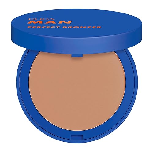 Pupa Milano Perfect Bronzer Powder, Matte Bronzer For Men, 0.23 Oz, Enriched With Cornstarch