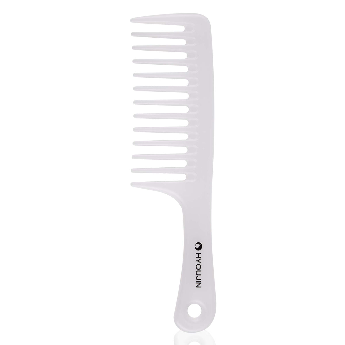 Hyoujin Wide Tooth Comb - Detangling Paddle Hair Brush For Curly Hair, Reduces Hair Loss & Dandruff