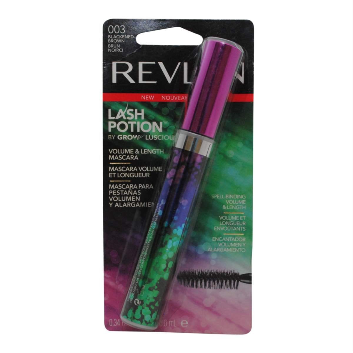 Revlon Lash Potion Volume & Length Mascara, Blackened Brown 003, 0.34 Fl Oz