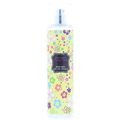 Ellen Tracy Pretty Petals Body Mist - 8 Fl Oz Floral Scented Spray, Refreshing Body Mist