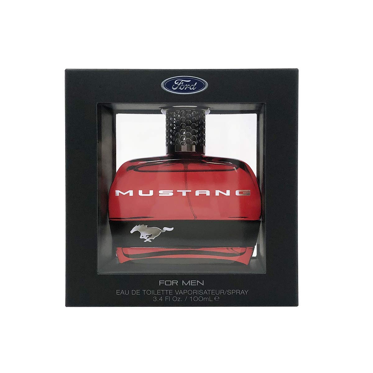 Mustang Edt Spray for Men, 3.4 Fl Oz - Fresh, Masculine Fragrance - Perfect Gift for Him