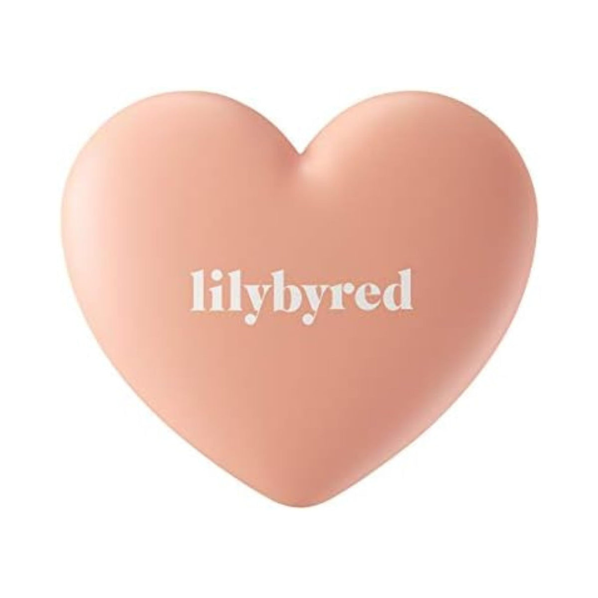 Lilybyred Luv Beam Cheek Blush 06_Maxi Beige - Heart Shaped, Shimmer, Long-Last