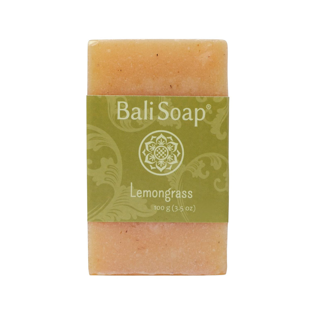 Bali Soap Lemongrass Soap - Vegan, Handmade Exfoliating Bar Soap - 6 Pack, 3.5 Oz Each