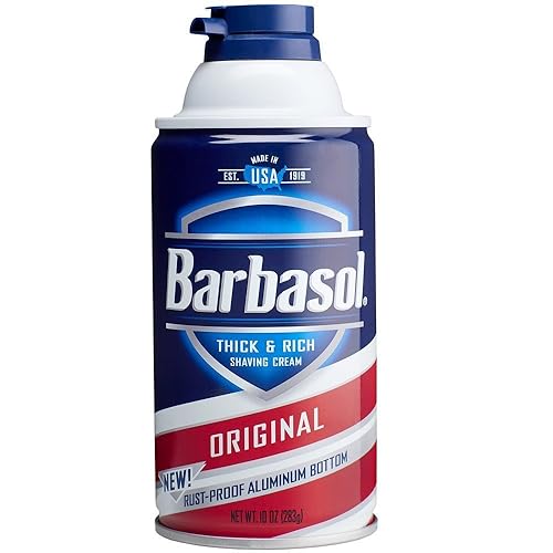 Barbasol Thick & Rich Shaving Cream, Original, 10 Oz (Pack Of 2) - 51 Ounce Total