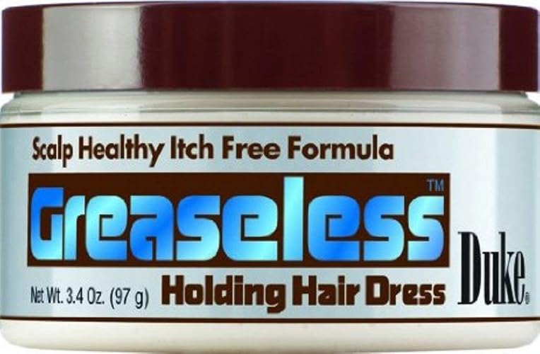 Duke Greaseless Holding Hair Dress, 3.4 Oz - Pack Of 4, Smooth Finish, Non-Greasy Formula