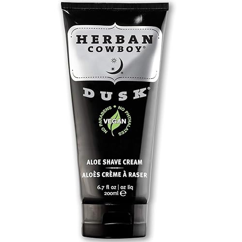 Herban Cowboy Dusk Aloe Shave Cream, 6.7 Oz - 3 Pack, Purple, Smooth Shaving Experience