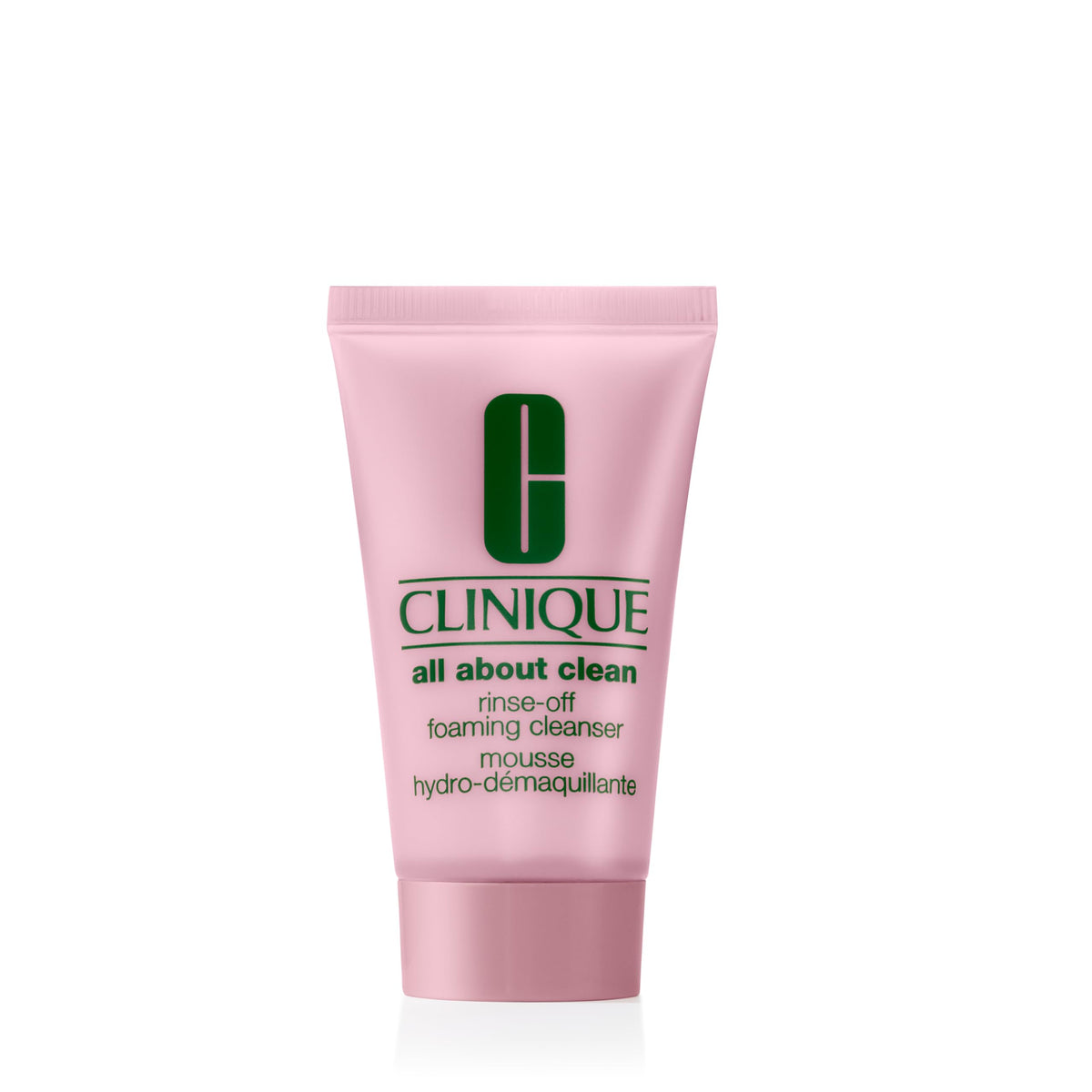 Clinique All About Clean Rinse-Off Foaming Facial Cleanser, Oily Skin, Travel Size 1 Fl Oz