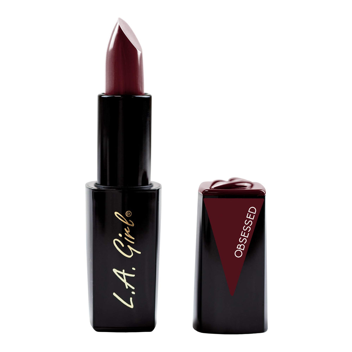 L.A. Girl Lip Attraction Lipstick - Obsessed, 1 Ounce, Long-Lasting Color, Bold Finish