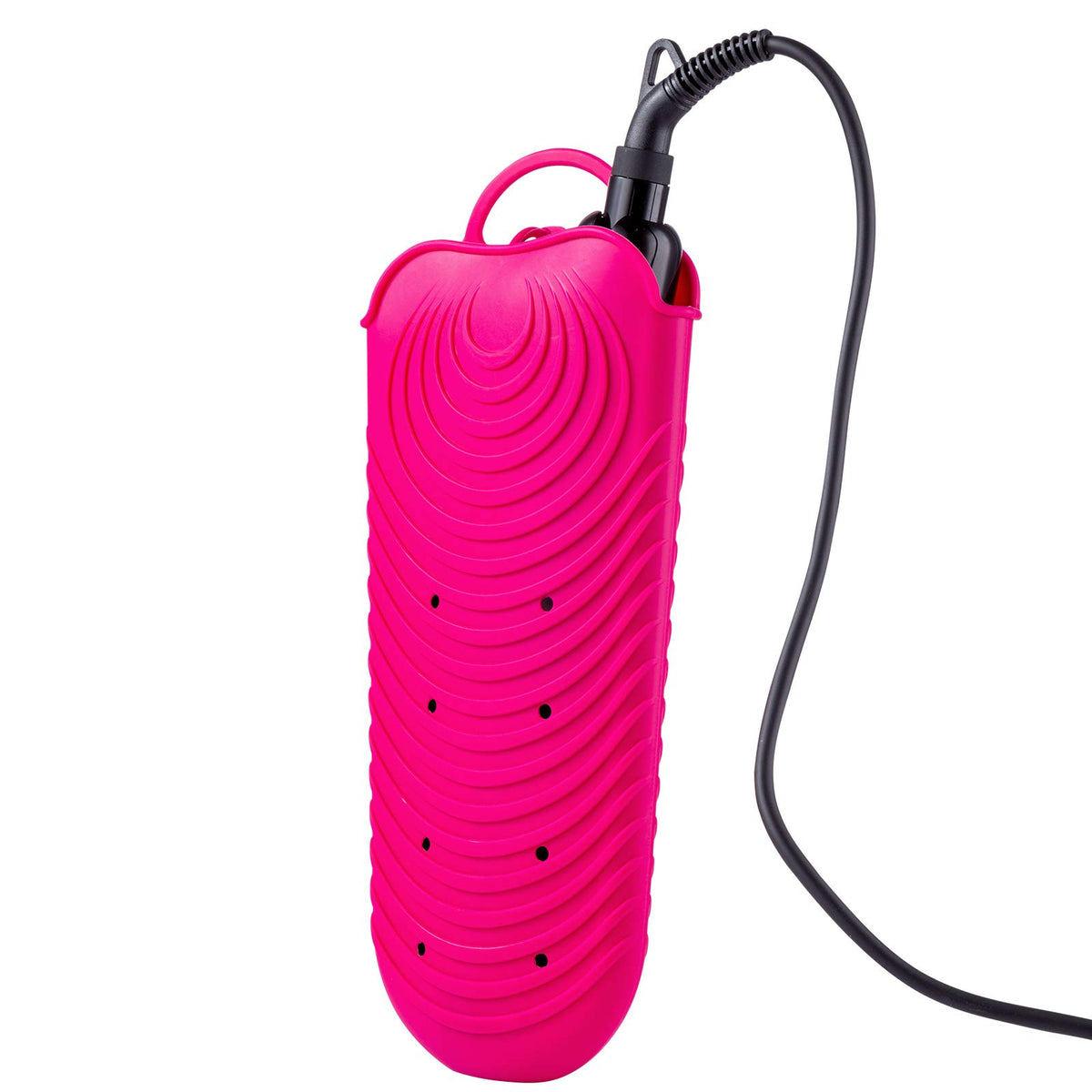 ZAXOP Silicone Heat Resistant Mat Pouch for Flat Iron & Curling Iron - Hot Pink