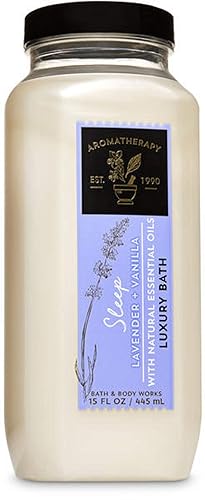 Bath & Body Works Lavender Vanilla Aromatherapy Bath - 15 Oz Luxury Sleep Relaxation