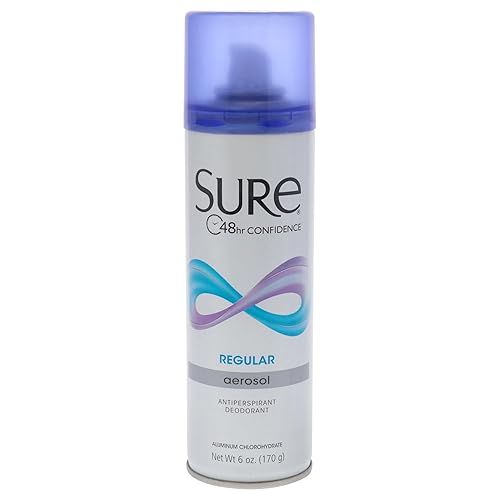 Sure 48-Hour Protection Aerosol Deodorant for Men & Women, Fast Drying, 6 oz (Pack of 3