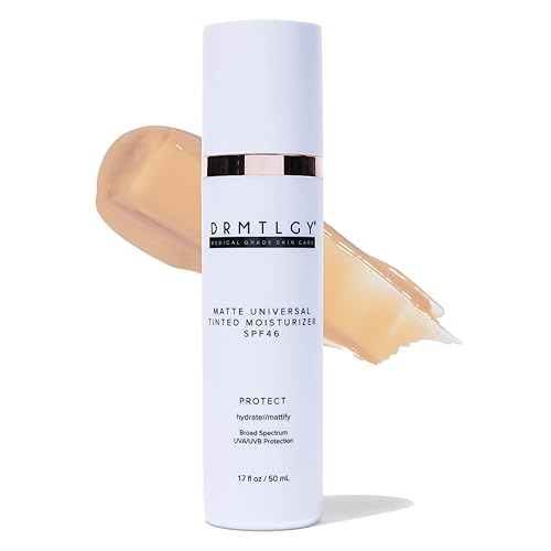 Drmtlgy Matte Tinted Moisturizer Spf 46 - Light Coverage, Universal Tint, 1.7 Oz