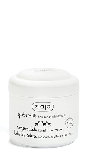 Ziaja Goat'S Milk Hair Mask With Keratin, 200Ml - Strengthening Treatment For Soft, Healthy Hair