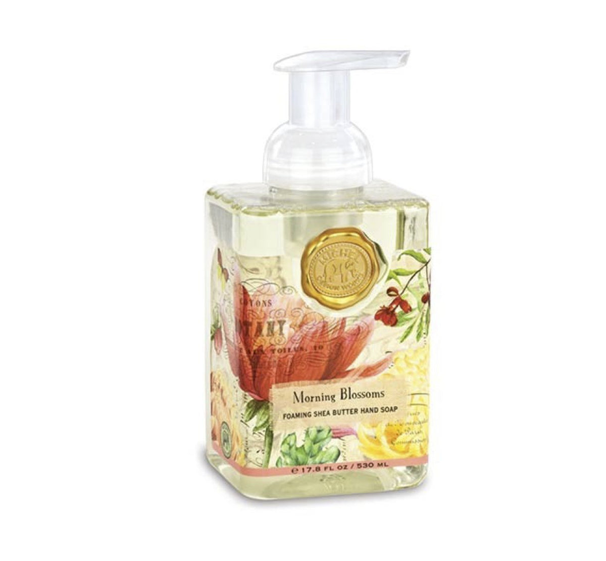 Michel Design Works Foaming Hand Soap, Morning Blossoms, 17.8 Fl Oz, Elegant & Refreshing