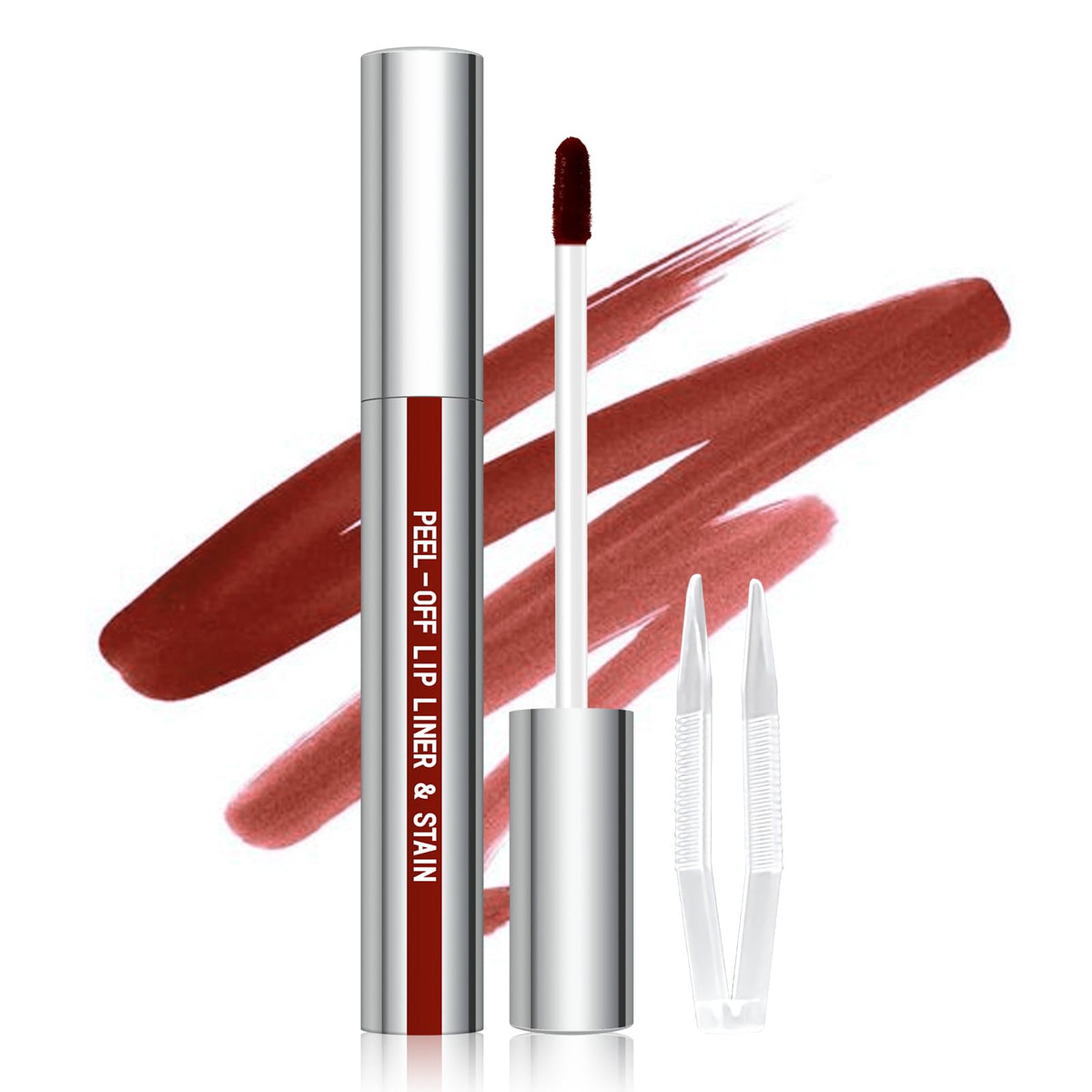 Cilrofelr Peel Off Lip Liner Stain, Cocoa, Long Lasting, Waterproof, Transfer-Proof, Matte Finish