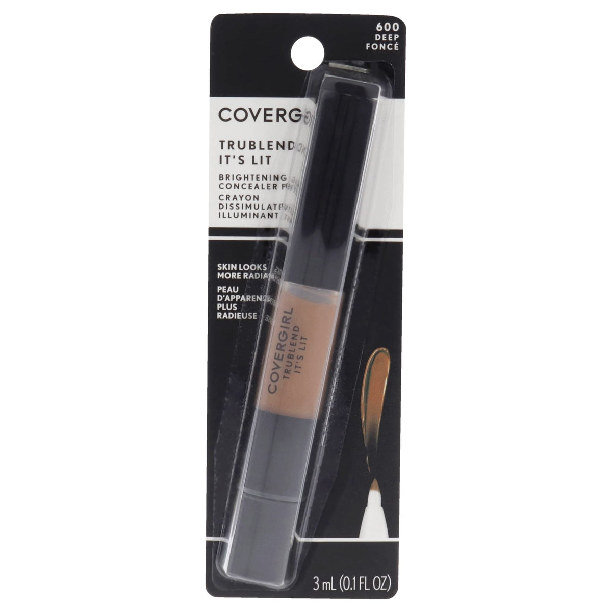 COVERGIRL Trublend Its Lit Concealer  Deep D6D8  010 Ounce