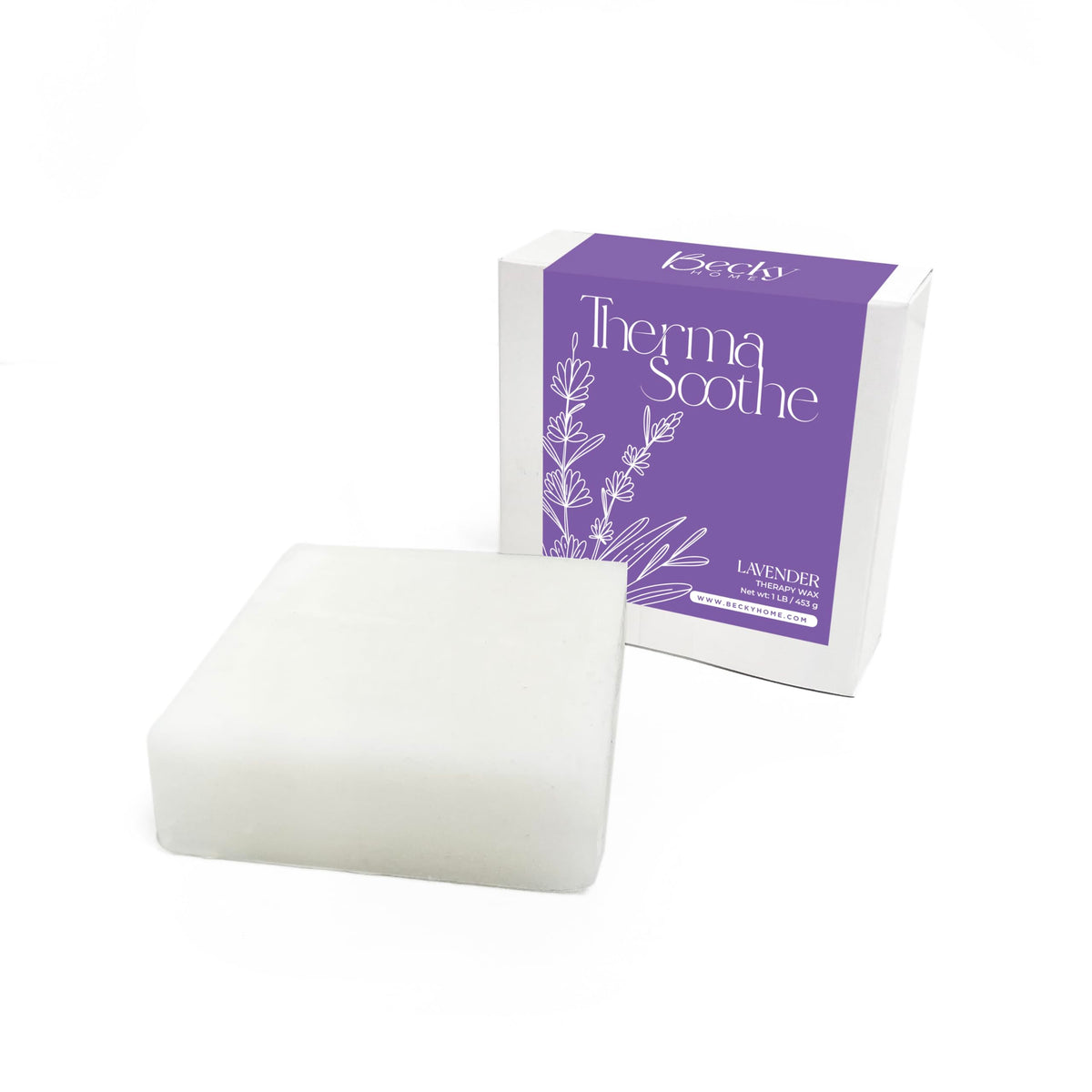 Becky Home 1Lb Lavender Paraffin Wax For Hands & Feet, Compatible With All Wax Machines