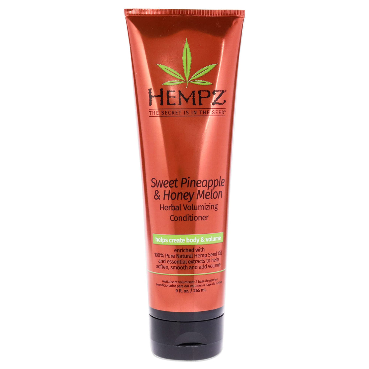 Hempz Volumizing Herbal Conditioner, Sweet Pineapple & Honey Melon, 9 Fl Oz