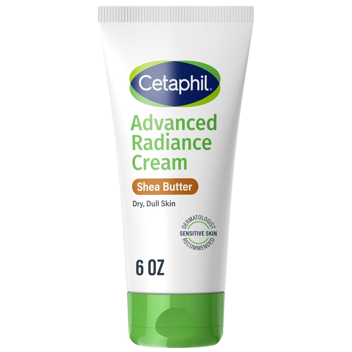 Cetaphil Advanced Radiance Cream, 6 Oz - 48 Hour Hydration, For Dry Skin, Fragrance Free