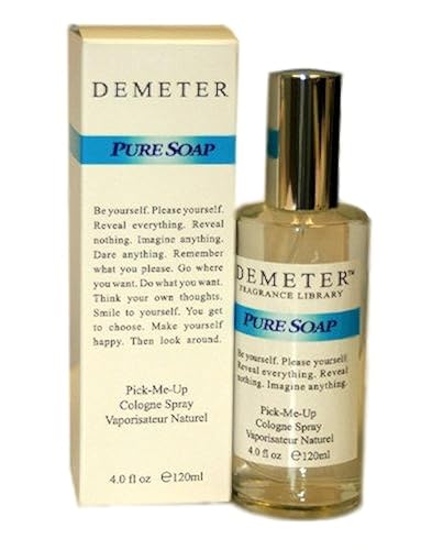 Demeter Pure Soap Cologne Spray For Unisex, 4 Fl Oz - Fresh Fragrance, Long-Lasting Scent