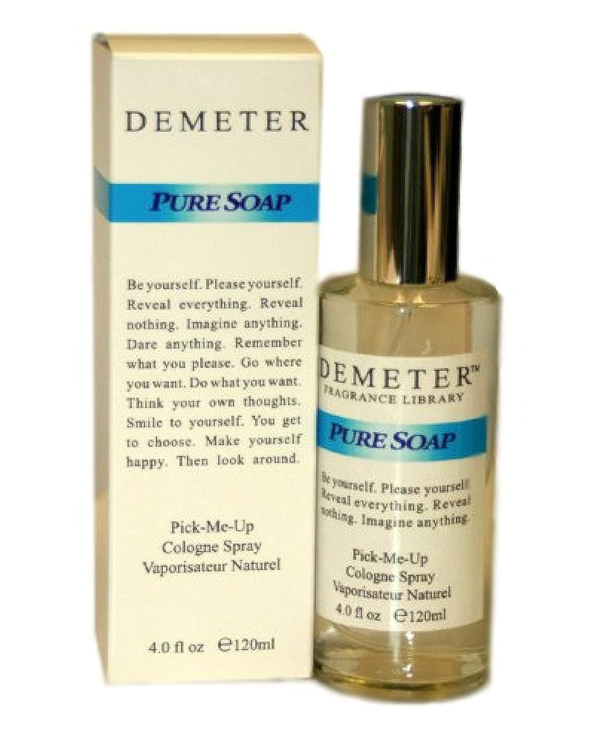 Demeter Pure Soap cologne Spray for Unisex  4 Ounce