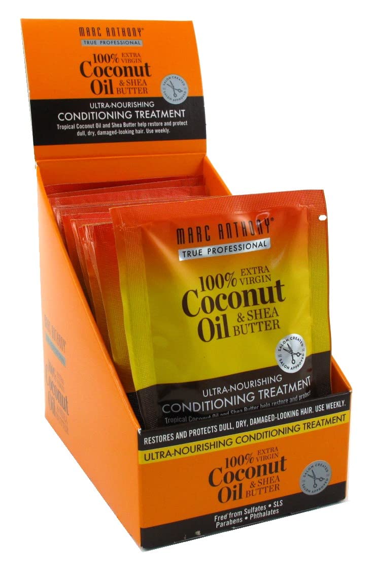 Marc Anthony Coconut Oil & Shea Treatment 1.69 Oz - Nourishing Hair Care (12 Pieces)