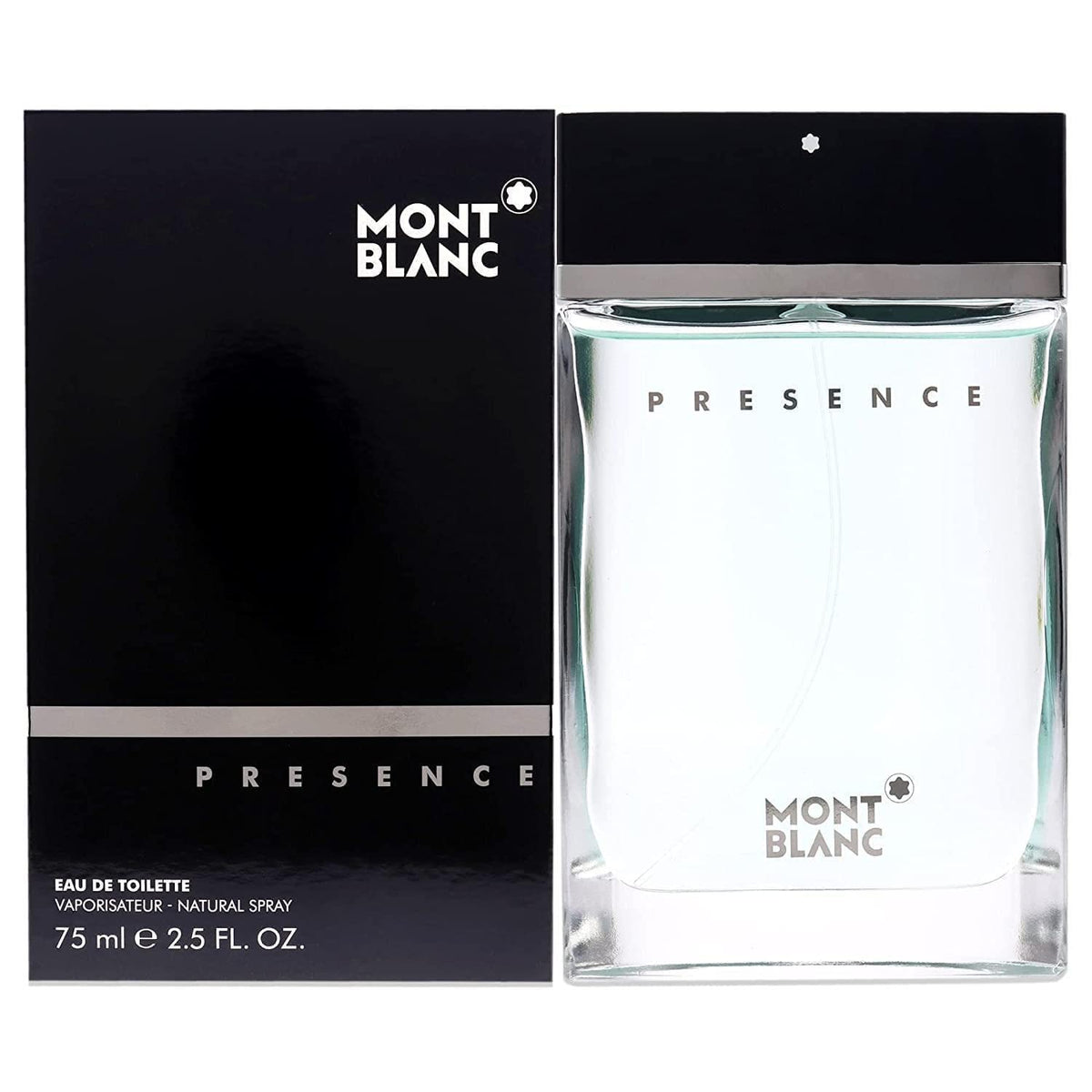 Montblanc Presence Homme Eau De Toilette - Spicy Cinnamon & Musk - 2.5 Fl Oz Long Lasting Fragrance