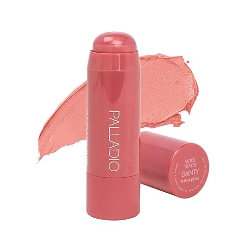 Palladio I'M Blushing 2-In-1 Cheek And Lip Tint, Lightweight Cream Blush, Dainty, 0.