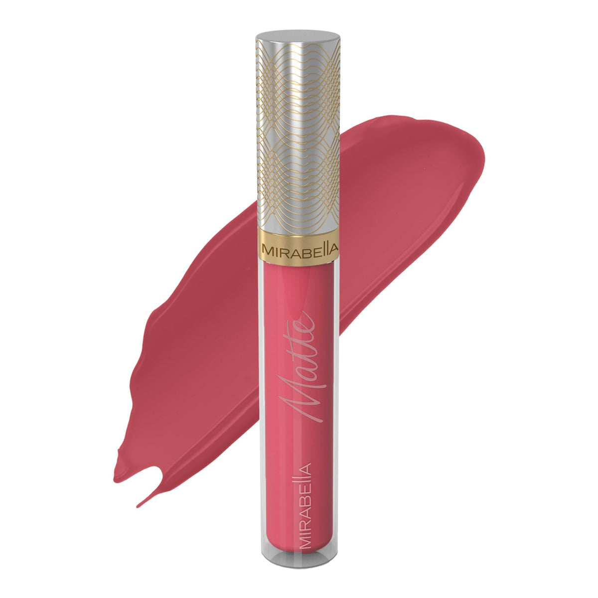 Mirabella Luxe Matte Lip Gloss - Long-Wear, Full-Coverage Liquid Lipstick In Heartbreaker