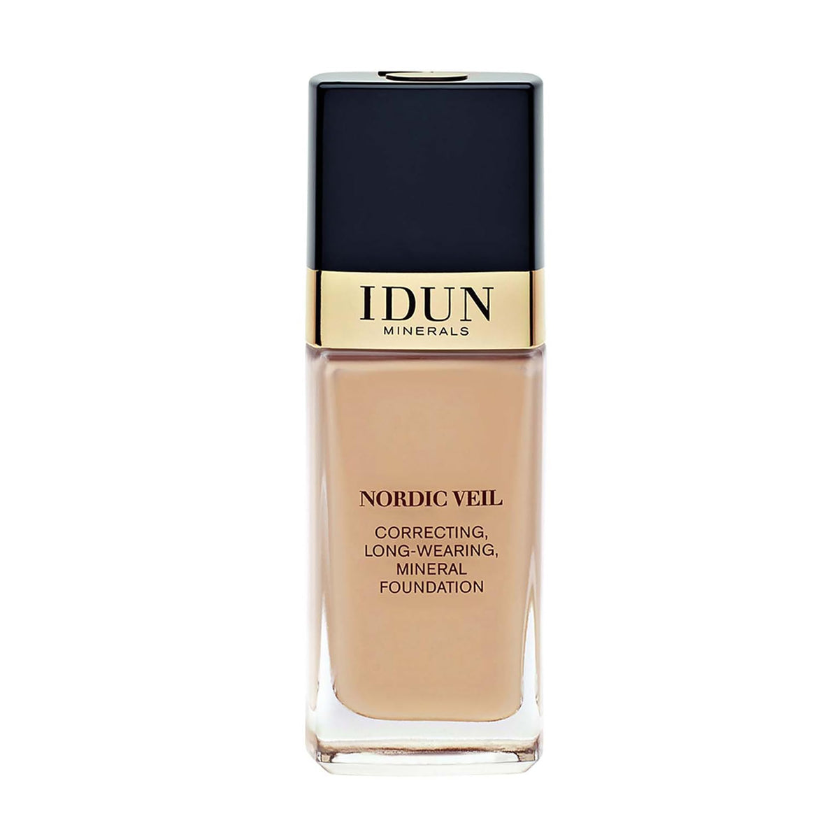 IDUN Minerals Nordic Veil Foundation - Medium Neutral, Soft Matte, Long Lasting, Sensitive Skin, 0.88 oz