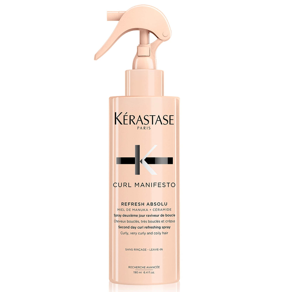 KÉRASTASE Curl Manifesto Refresh Spray | Hydrates & Redefines Curls | Anti-Frizz | 6.4